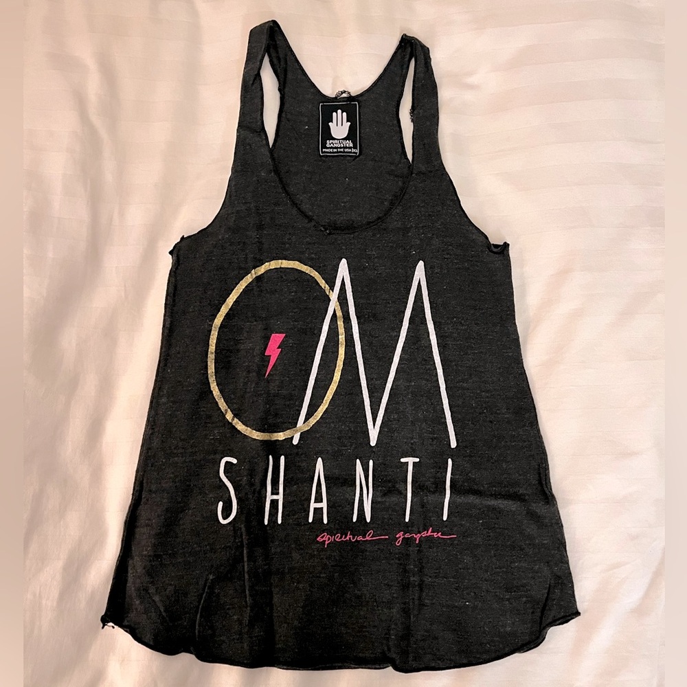 Spiritual Gangster Om Shanti-Shanti Om tank - XS